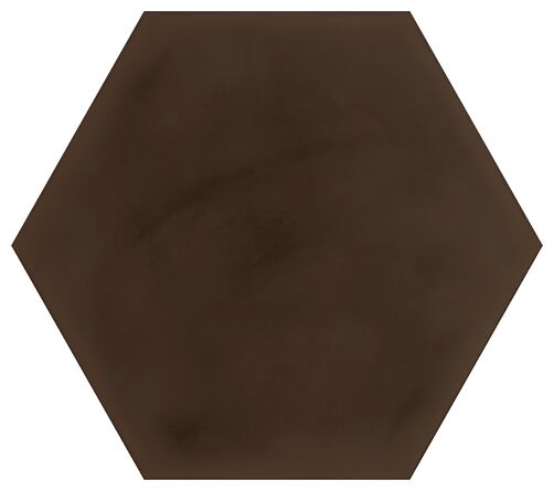 vives hexagono figuli brown gres 15x17 