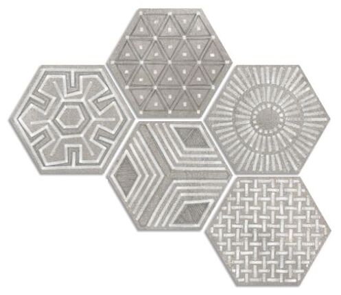 vives igneus cemento hexagono gres 23x26.6 