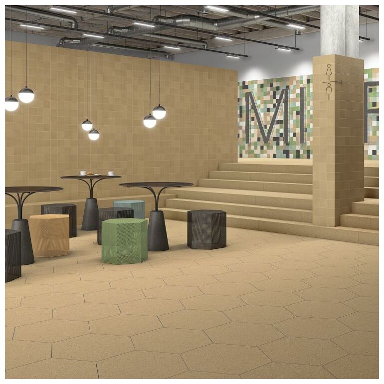 vives micra siena hexagono gres rektyfikowany 51.9x59.9 