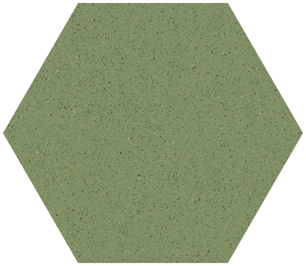 vives micra verde hexagono gres rektyfikowany 51.9x59.9 