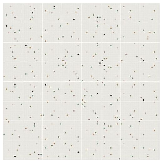 vives ronto multicolor płytka ścienna 13x13 