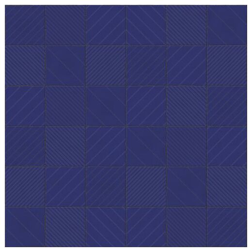 vives root protos blue dekor 13x13 