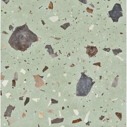 aparici pebble green natural gres rektyfikowany 59.55x59.55 