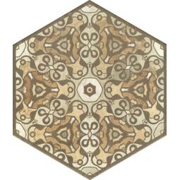 aparici terre stamp hexagon gres 25x29 