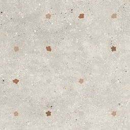 ape ceramica fiori avorio gres rektyfikowany 60x60 