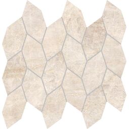 azteca perla venata lux leaf crema mozaika lappato gres rektyfikowany 29.49x28.39 