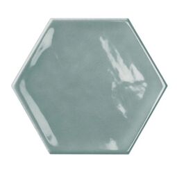 bestile bondi blue hexagon shine płytka ścienna 11x12.5 