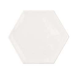 bestile bondi white hexagon shine płytka ścienna 11x12.5 