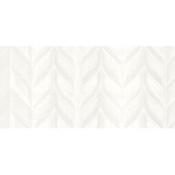 ceramstic roteo bianco chevron płytka ścienna 30x60 (gl.249f.wl) 