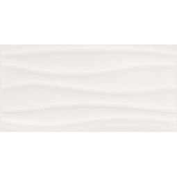 cersanit ps500 white wave glossy structure płytka ścienna 29.7x60 