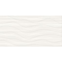 cersanit ps803 white wave structure satin płytka ścienna 29.8x59.8 