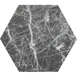 decus marmol marquina hexagono gres 14x16.3 