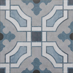 decus vintage azul 10 gres mat 20x20 