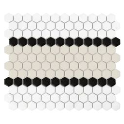 dunin mini hexagon stripe 3.b matt mozaika 26x30 