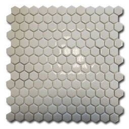 el casa enamel hexagon white mix soft/brillo mozaika 29.8x30.8 