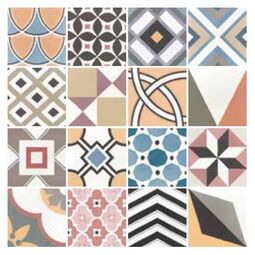 equipe caprice deco patchwork colours 20x20 (22104) 