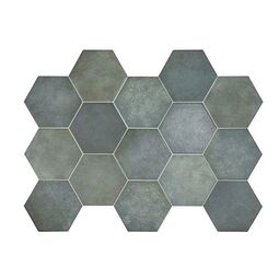 equipe heritage indigo hexagono gres 17.5x20 (24951) 