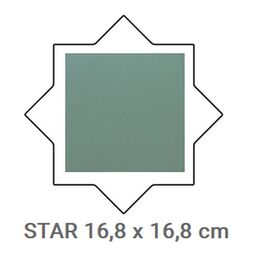 equipe porto star pickle green gres 17.5x20 (30630) 