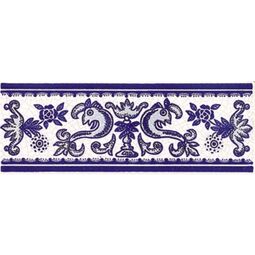 mainzu ceramica azul cuarteo cenefa 7x20 