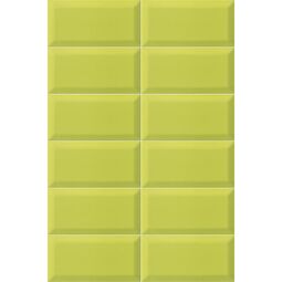 mainzu ceramica bissel yellow green płytka ścienna 10x20 