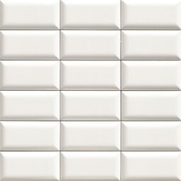 mainzu ceramica bumpy white płytka ścienna 10x20 