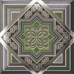 mainzu ceramica zoco green dekor 15x15 