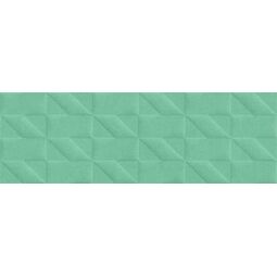 marazzi outfit turquoise struttura tetris 3d m129 płytka ścienna 25x76 