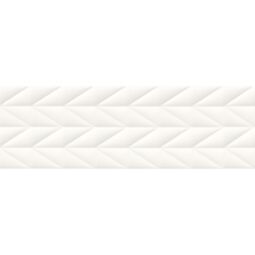 opoczno french braid white structure płytka ścienna 29x89 