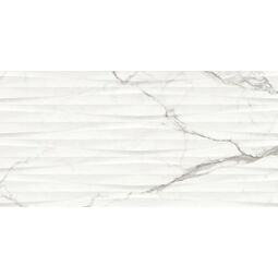 opoczno ginevra white glossy structure płytka ścienna 29.8x59.8 