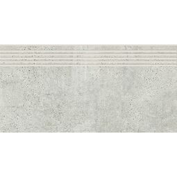 opoczno newstone light grey stopnica 29.8x59.8 