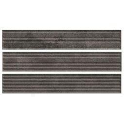 paradyż carrizo basalt elewacja struktura stripes mix mat 6.5x39.7 