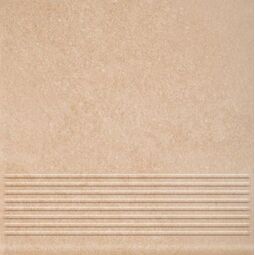 paradyż mattone sabbia beige stopnica prosta 30x30x0.85 