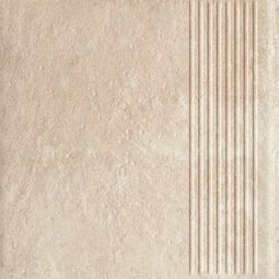 paradyż scandiano beige stopnica prosta 30x30x0.85 