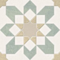 peronda doha green flower sp gres 22.3x22.3 (39599) 