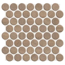 realonda circle walnut gres 30.9x30.9 