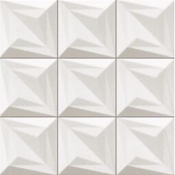 realonda delta blanco płytka ścienna 33x33 