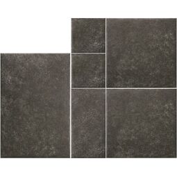 realonda modular borgogna stone black gres 6-elementowy 44x66/44x44/22x44/22x22 