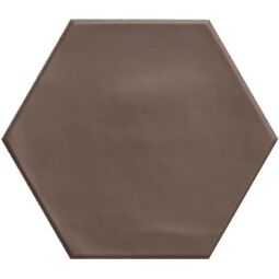 ribesalbes geometry brown matt hex gres 15x17.3 