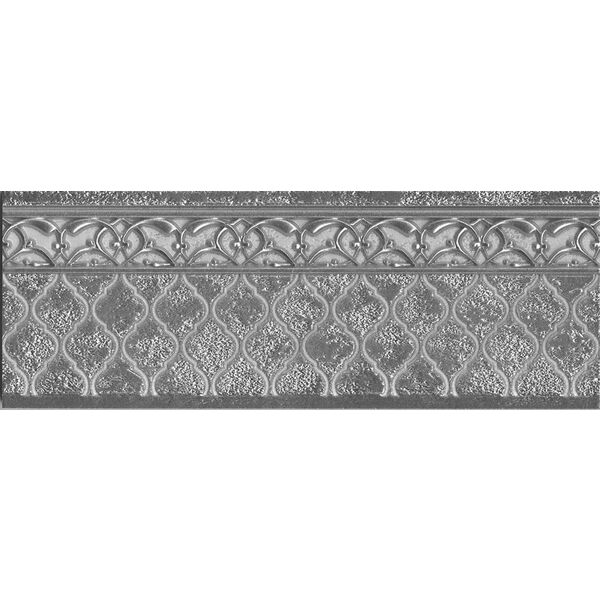 aparici alhambra silver zocalo 11x29.75 glazura aparici prostokątne hiszpańskie do kuchni szare strukturalne