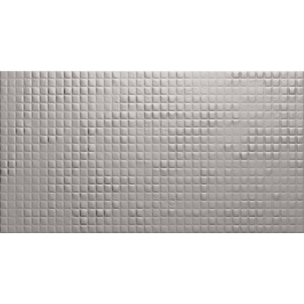 aparici brixton silver cubic dekor 31.7x59.5 płytki szare