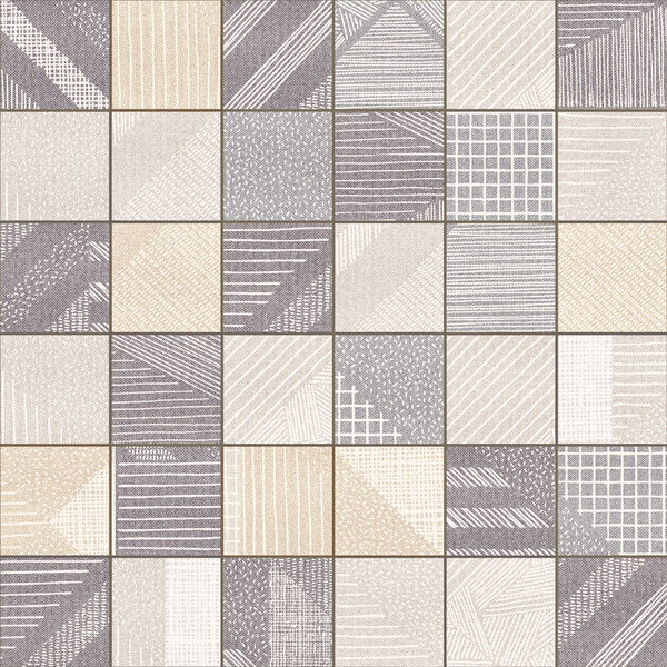 aparici fabrique stamp 5x5 mozaika 29.75x29.75 gres 30x30 matowe patchwork