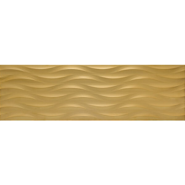 aparici glimpse gold wave dekor 29.75x99.55 płytki aparici hiszpańskie do łazienki złote strukturalne