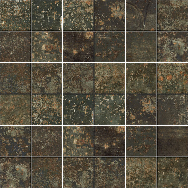 aparici grunge oxidum mozaika 5x5 lappato 29.75x29.75 gres aparici hiszpańskie do kuchni 30x30 rektyfikowane