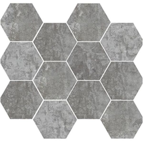 aparici harlem grey hexagonal mozaika 28x30 mozaika prostokątne do łazienki matowe