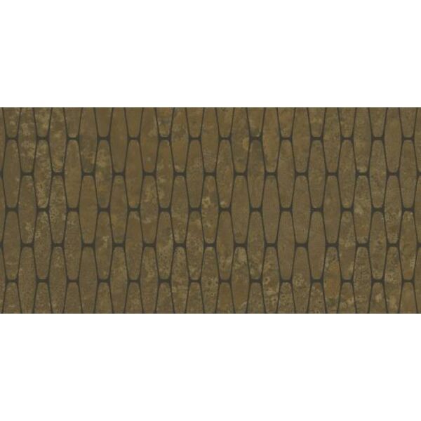 aparici illusion brass stamp gres lappato rektyfikowany 49.75x99.55 gres prostokątne hiszpańskie do salonu błyszczące o grubości 6 do 8 mm