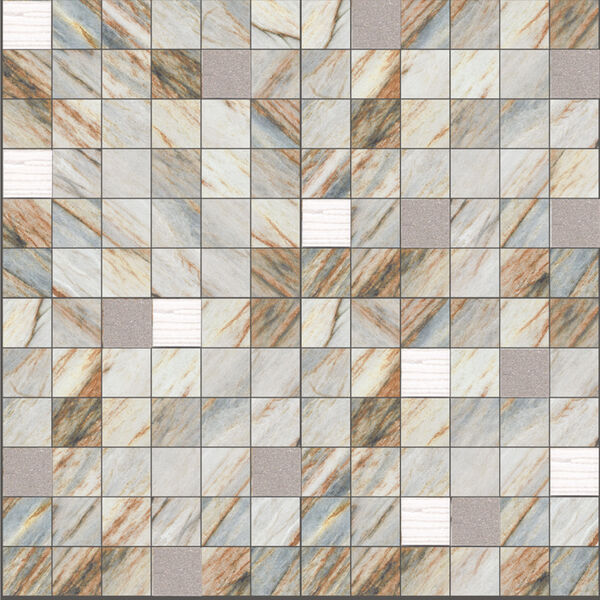 aparici luxor quartzite aurora 2.5x2.5 mozaika 29.75x29.75 glazura imitujące kamień kwadratowe do salonu błyszczące rektyfikowane