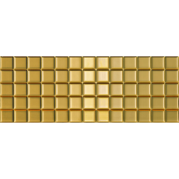 aparici markham gold square dekor 44.63x119.3 glazura aparici do łazienki złote matowe strukturalne