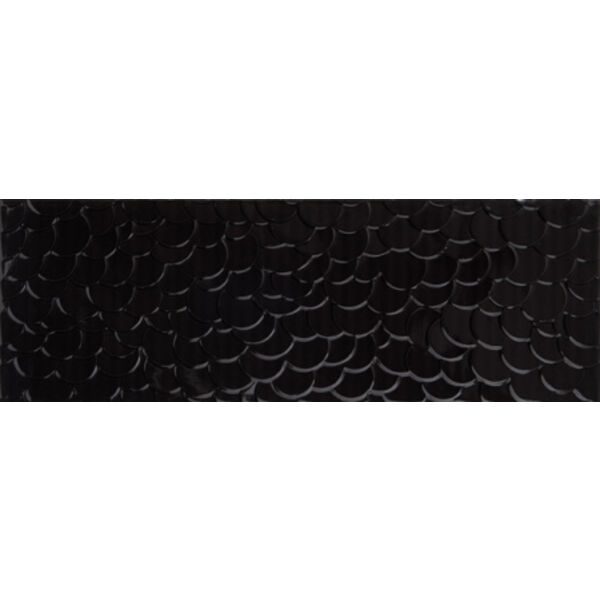 aparici nordic negro shell płytka ścienna 29.75x89.46 płytki prostokątne do łazienki 30x90 czarne