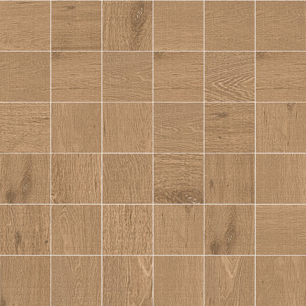 aparici norway walnut 5x5 mozaika 29.75x29.75 płytki drewnopodobne kwadratowe hiszpańskie brązowe matowe rektyfikowane