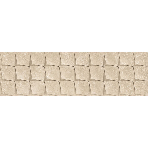 aparici ronda beige crette płytka ścienna 29.75x99.55 glazura do kuchni beżowe strukturalne o grubości 6 do 8 mm